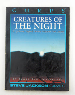 Gurps: Creatures of the Night, by Maykrantz, Scott  