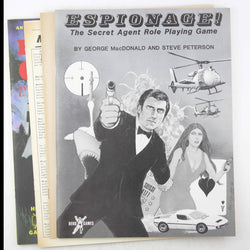 Espionage Secret Agent RPG No Box, by MacDonald, Peterson  