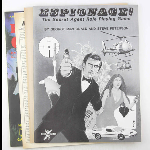 Espionage Secret Agent RPG No Box, by MacDonald, Peterson  