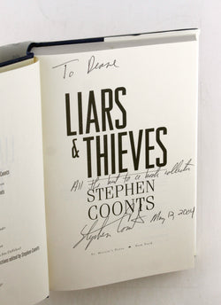 Liars & Thieves, by Coonts, Stephen Signed First Edition