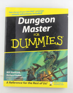 Dungeon Master For Dummies (for the Dungeons & Dragons Roleplaying Game), by Baker, Richard,Slavicsek, Bill  