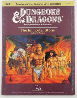 D&D IM1 The Immortal Storm G+, by Frank Mentzer  