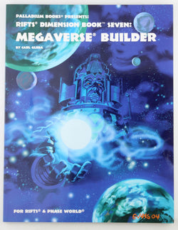 RIFTS RPG Megaverse Builder Dimension Book 7, by Carl Gleba  First Edition