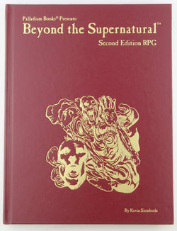 Beyond the Supernatural 2nd Ed RPG Special Edition, by Kevin Siembieda Signed 