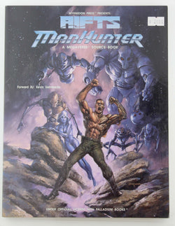 Rifts RPG Manhunter Source Book, by Kevin Siembieda Signed 