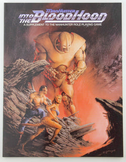 Manhunter RPG Into the Bloodhood Supplement, by Shomo, et al Signed 