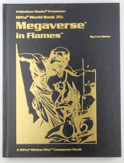 Rifts World Book 35 Megaverse in Flames Special Edition, by Carl Gleba Signed 
