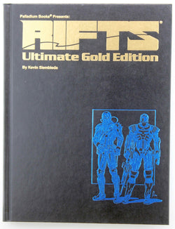 Palladium Rifts Ultimate Gold Edition VG+, by Kevin Siembieda Signed First Edition