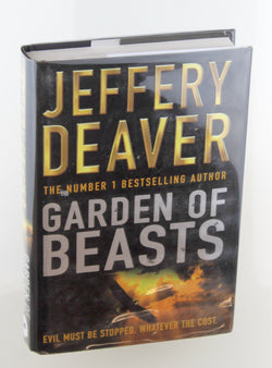 Garden of Beasts, by Deaver, Jeffery Signed First Edition