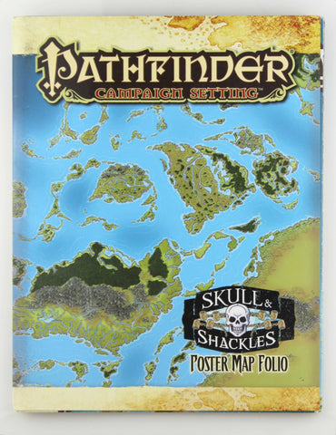 Pathfinder RPG Skull & Shackles Poster Map Folio, by In House  