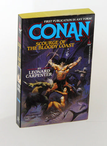Conan Scourge of the Bloody Coast, by Leonard Carpenter  First Edition