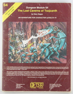 AD&D S4 The Lost Caverns of Tsojcanth, by Gary Gygax  