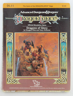 AD&D DL11 Dragons of Glory Complete VG, by Douglas Niles, Tracy Hickman  