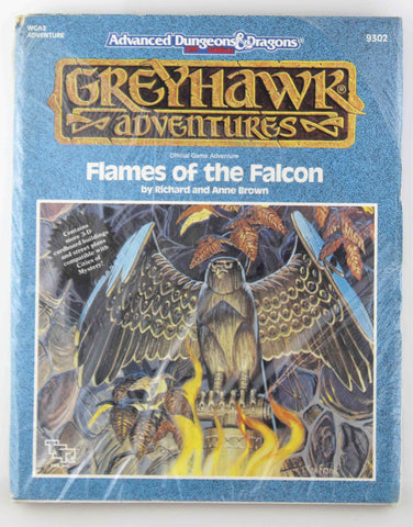 Flames of the Falcon (AD&D/Greyhawk Module WGA3), by Brown, Anne,Brown, Richard  