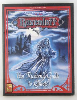 AD&D Van Richten's Guide to Ghosts Ravenloft, by Connors  