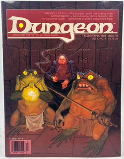 Dungeon Magazine #10 Mar/Apr 1988 TSR Adventures, by   