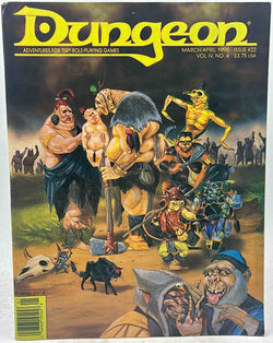 Dungeon Magazine #22 Mar/Apr 1990 TSR Adventures, by   