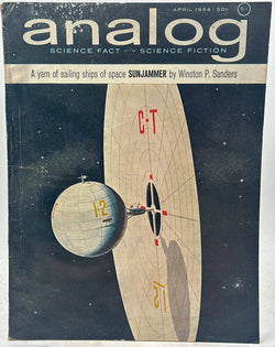 Analog SF April 1964 - Sunjammer Winston P Sanders, by   
