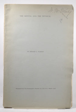 The Mental and the Physical, by Howard C Warren  