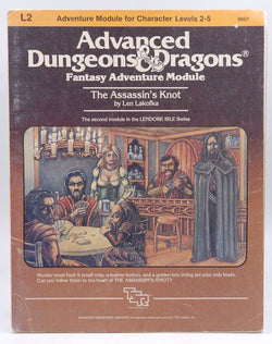 AD&D L2 The Assassin's Knot VG, by Len Lakofka  