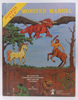 Advanced Dungeons & Dragons Monster Manual: An Alphabetical Compendium of all the Monsters Found in AD&D, Including Attacks, Damage, Special Abilities, and Descriptions, by Gary Gygax  