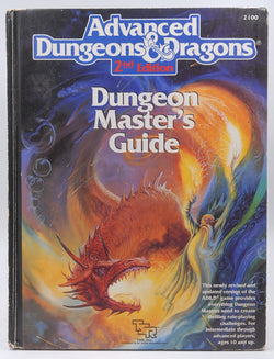 AD&D 2e Dungeon Master Guide Original Cover Dungeons & Dragons 2nd Edition, by   