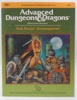 Red Sonja Unconquered (Advanced Dungeons & Dragons Module RS1), by McCready, Anne Gray  