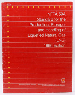 1996 NFPA 59A Standard Production Storage Handling Liquefied Natural Gas, by Staff  