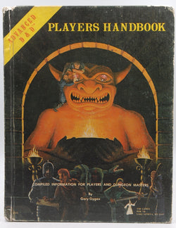 AD&D 1e Player's Handbook Original Cover G+, by Gary Gygax  