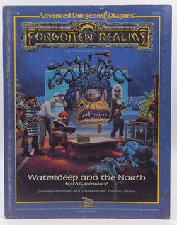 AD&D Forgotten Realms FR1 Waterdeep and the North TSR 9213, by Ed Greenwood  