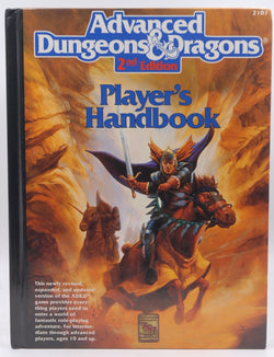 Advanced Dungeons & Dragons Player's Handbook, 2nd Edition, by David "Zeb" Cook  