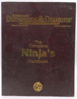 The Complete Ninja's Handbook (Advanced Dungeons & Dragons Player's Handbook: Rules Supplement) #2155, by Aaron Allston  