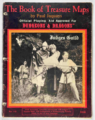 The book of treasure maps (Judges Guild), by Jaquays, Paul  