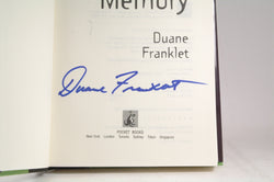 Bad Memory, by Franklet, Duane Signed First Edition